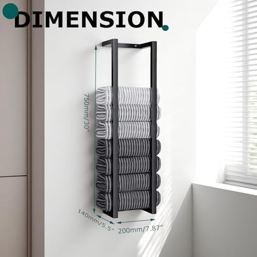 30 Inch Towel Racks for Bathroom,304 Stainless Steel - Image 5
