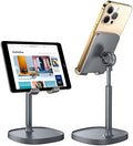 LISEN Cell Phone Stand Adjustable Phone Holer for Switch Stand Fits All Mobile Phones Switch Kindle iPads Tablet 4-10in Gray by Lisen