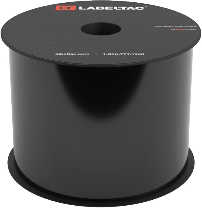 LT4/LT4P/LTPX Label Supply 3.5" x 150' Black by LabelTac