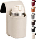 Leather Car Door Cup Holder,Clip on Extra Large Drink Organizer by Unknown