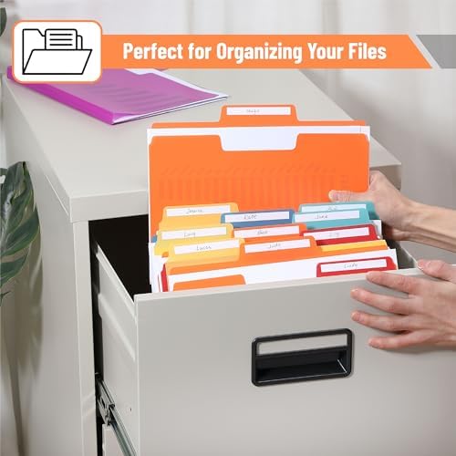 Mr. Pen- File Folders, 1/3 Cut Tab, 6 Pack, Assorted Colors, Letter Size - Image 5