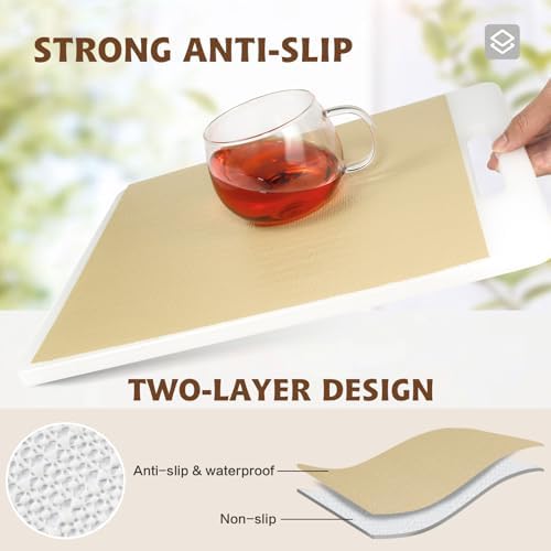 Shelf Liners for Kitchen Cabinets 17in x 20FT, Non Adhesive Cabinet Liner - Image 3
