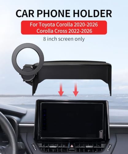 Car Phone Holder for Toyota Corolla 2020-2026,Corolla Cross 22-26 8" Screen - Image 2