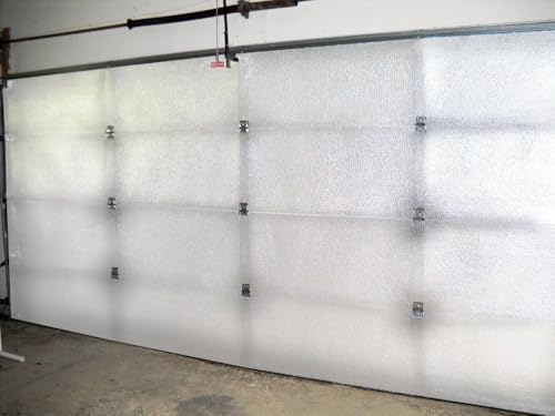Warehouse Shop Storage Unit Commercial Industrial Building Roll Up Garage Door Insulation Kit White: Fits Door (R8 / Waterproof/Weatherproof/Meets ASTM FIRE Codes) (10ft Wide x 14ft Tall) - Image 2