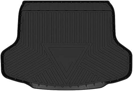 KUST Custom Fit Trunk Mat for 2020-2025 2026 Nissan Sentra Accessories, Sentra Cargo Mat, All Weather Rubber Cargo Liner, Waterproof, Non-Slip, Black by KUST