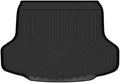 KUST Custom Fit Trunk Mat for 2020-2025 2026 Nissan Sentra Accessories, Sentra Cargo Mat, All Weather Rubber Cargo Liner, Waterproof, Non-Slip, Black by KUST