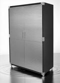 Heavy-Duty Commercial Storage Cabinet (Satin Graphite Black, 48" W x 24" D x 72" H) by Unknown
