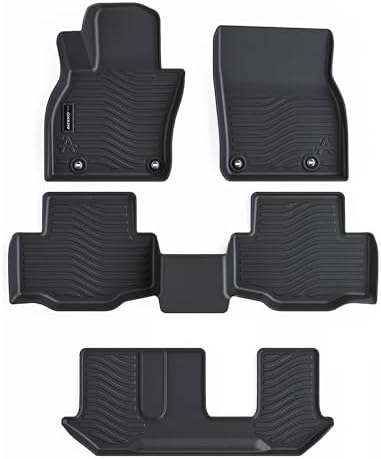 AUXKO All Weather Floor Mats for Mazda CX-90 2026 2025 2024 8 seat - Image 2