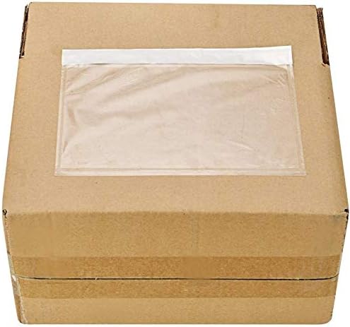 6" x 9" Clear Adhesive Packing List Envelopes Pouch Shipping Label Envelopes - Image 2