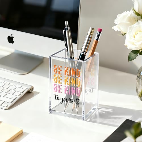 Be Kind to Yourself Makeup Organizer Pen Holder for Desk Accessories - Image 3