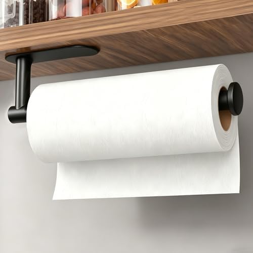 DEKAVA Paper Towel Holder Under Cabinet Wall Mount for Kitchen Paper Towel by DEKAVA