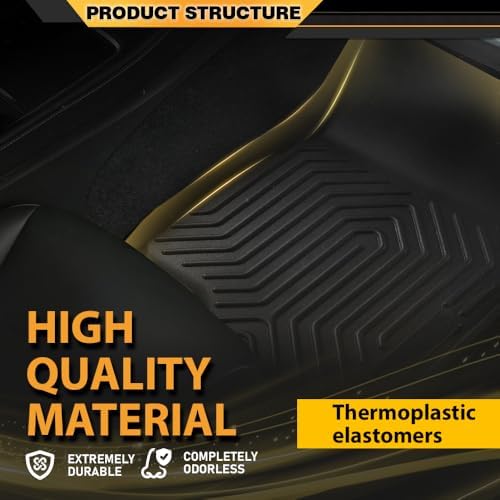 G-PLUS TPE Cargo Liners Fit 2017-2025 Chrysler Pacifica 7/8-Passenger - Image 6