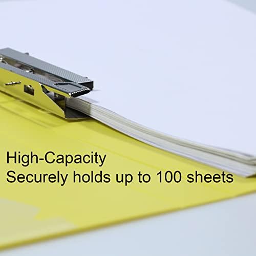Acocony Punchless Binder Letter Size with Clamp Vivid Multicolor 5-Pack - Image 3