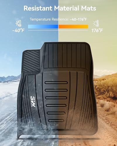 3W Floor Mats for Audi Q7/SQ7 2017-2026 & Q8 2019-2026, 4M TPE - Image 6