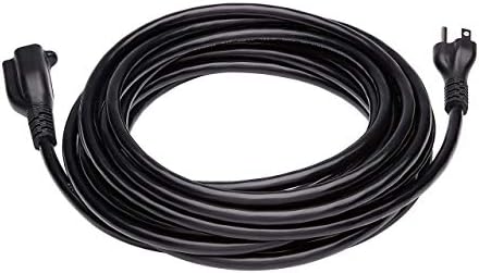 Amazon Basics 25 ft Extension Cord, 13 Amps, 125V, Multiple Outlets with LED Indicator Lights, Black (20 Count Total) by AmazonBasics