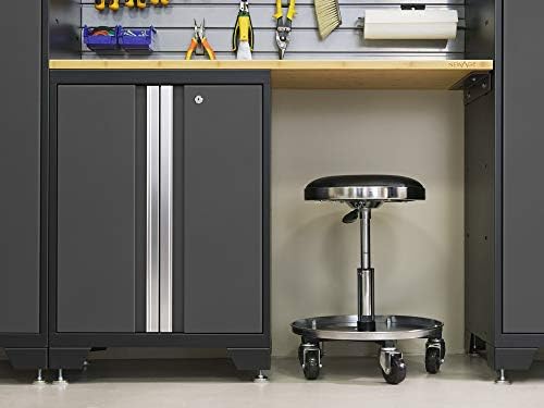 NewAge Products Gray Bold Series 9PC Garage Cabinetry Set · 24-Gauge Steel · Fully Welded · 156" W x 18" D x 76.75" H, 50681 - Image 5