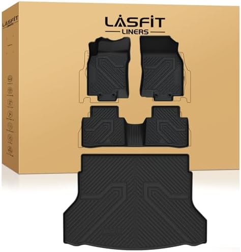 LASFIT Floor Mats for Nissan Rogue Gas 5-Seat 2020 2019 2018 2014-2017 by LASFIT