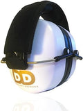 DECIBEL DEFENSE Ear Protection, 37 dB NRR Ear Muffs (WHITE) by DECIBELDEFENSE