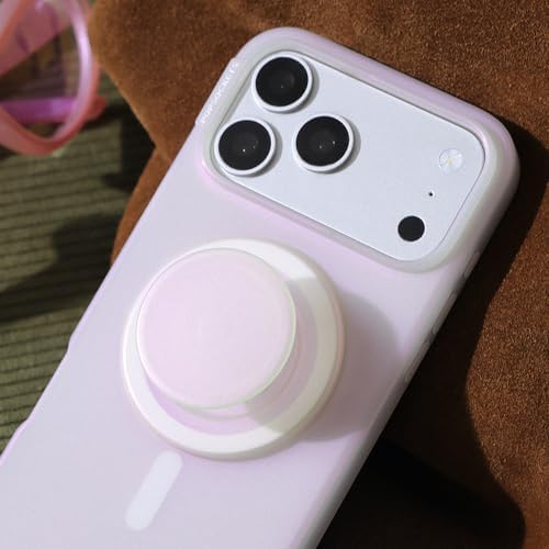 PopSockets Phone Grip for MagSafe, Magnetic Holder- Opalescent Clear - Image 4