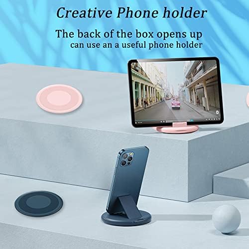 Multi USB Charging Adapter Cable Kit, USB C to iOS Adapter for Travel, Conversion Set A & USB C to Male Micro /USB C/iOS Adapter, Data Transfer, Card Storage, Tray Eject Pin, Phone Holder (blue) - Image 7