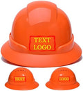 Customized Safety Hard Hat Construction Work Safety Helmet Adjustable Ratchet Suspension Full Brim with Abs Shell Construction hat by YOWESHOP