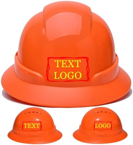 Customized Safety Hard Hat Construction Work Safety Helmet Adjustable Ratchet Suspension Full Brim with Abs Shell Construction hat by YOWESHOP