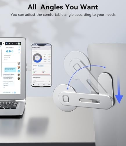 CloudValley Magnetic Laptop Phone Holder for iPhone 18/17/16/15/14 MagSafe - Image 5
