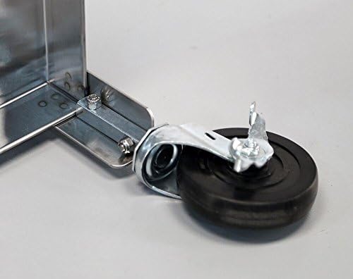 Lakeside 716 Machine Stand, Stainless Steel, 2 Shelves, 375 lb. Capacity (Fully Assembled) - Image 3