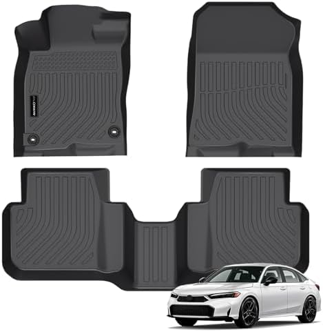 AUXKO Floor Mats for Honda Civic Hybrid 2026 2025 Sedan & Hatchback by AUXKO