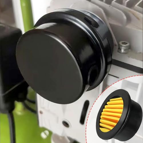 2 Pcs 1/2" Thread Air Compressor Silencer Filter, 20mm Metal Noise Muffler, Intake Filter Replacement for Generators, Blowers, Exhaust Ports, Air Compressor Parts - Image 2