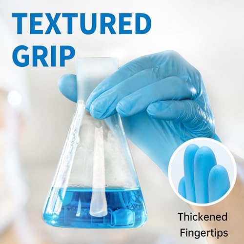 Medguy Nitrile Disposable Gloves, Super Soft® 4.2 mil Exam, Blue, 100 Count - Image 3