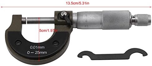 Joyzan Outside Micrometer, Alloy Professional Metric Inch Measuring Tool - Image 7
