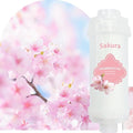Vitamin C Shower Filter Shower Aromatherapy Bathroom Accessories for Hard Water Filter Remove Chlorine Fluoride Heavy Metals Improves Skin Condition Protects Hair Sakura Scent by Unknown