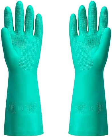 ThxToms Chemical Resistant Nitrile Gloves, Latex Rubber Free, 1 Pair, XL by ThxToms
