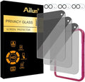 Ailun Privacy Outer Screen Protector+Camera Lens Protector for iPhone Duo by Ailun