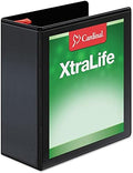 CRD26341 - Cardinal XtraLife ClearVue Non-Stick Locking Slant-D Ring Binder by Cardinal