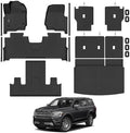 Naibeve Floor Mats for 2018-2024 Ford Expedition Max 7 Seats (Only Max) by NAIBEVE-USA