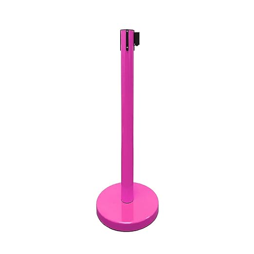 VIP Crowd Control Retractable Belt Stanchion Queue Safety Barrier Set - Image 5