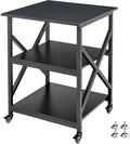 Fannova 23.6"x23.6"x30.1" Large Printer Stand with Adjustable Storage Shelf by Fannova