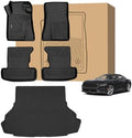 Peleus Floor Mats for Ford Mustang 2015-2025 2026 (NOT for Mach-E,Cargo w/o Subwoofer Box),TPE All Weather Protection 2 Rows Car Floor Liners with Cargo Liner for Ford Mustang Trunk Mat+Floor Mats by Unknown