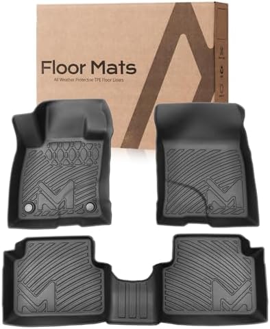 TPE Automotive Floor Mats Custom for 2022-2026 Ford Maverick (Not for Hybrid) &21-25 Bronco Sport, All Weather Cover Protection Waterproof Black Floor Liner Front & Rear Row Full Set Car Mats, 3PCS - Image 7