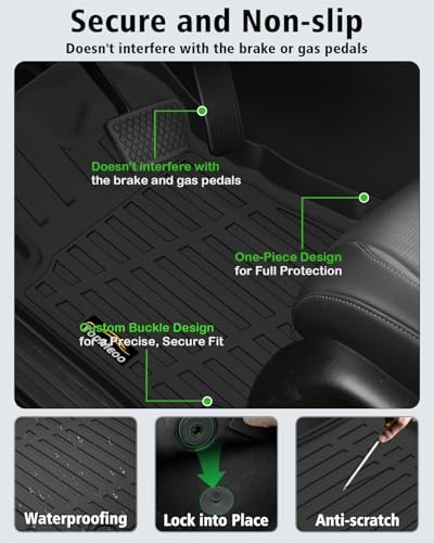 Floor Mats & Cargo Liner Custom Fit for Ford Mustang 2026 2025 2015-2024 - Image 4