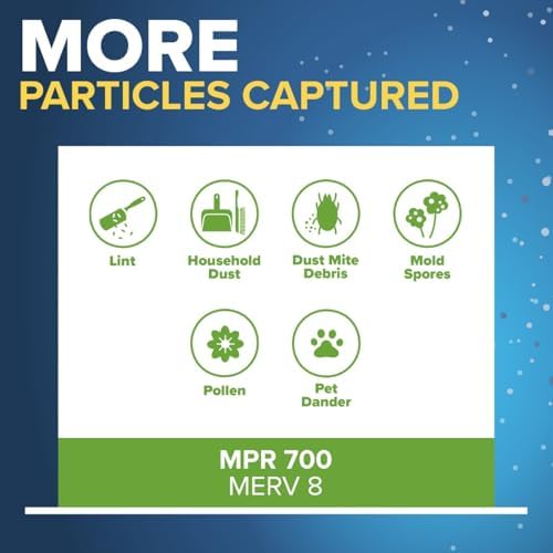 Filtrete 18x24x1 Air Filter, MERV 8, MPR 700, 6 HVAC Filters - Image 4