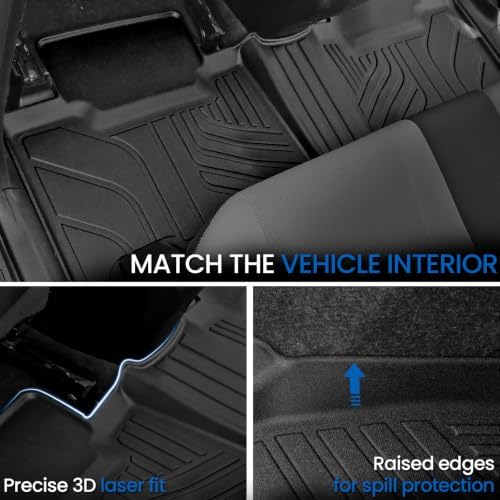 Floor Mats for Toyota RAV4 2013-2018 Gas Only, with Cargo Mat - Image 3