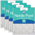 Nordic Pure 18x20x1 Pleated MERV 14 Air Filters 4 Pack by NordicPure