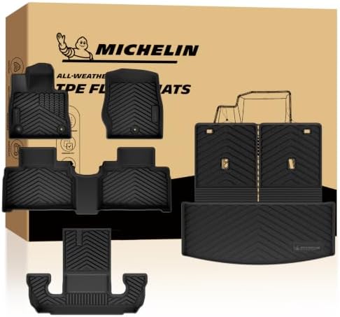 Michelin Vehicle Mats for 2022-2026 Ford Explorer 6 Seats Captain Chairs by Michelin