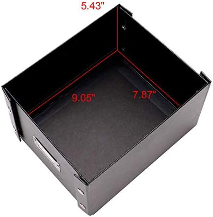 Snap-N-Store 5x8 Index Card Holder Storage Box, Collapsible Organizer - Image 5