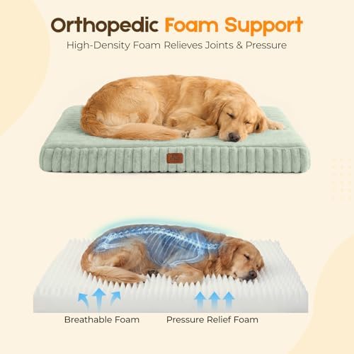 Orthopedic Dog Bed for XL Dog, Waterproof Washable Pet Bed for Crate - Image 4