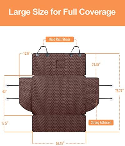 PETICON SUV Cargo Liner for Dogs, Trunk Cover with Bumper Flap Protector - Image 5