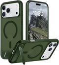 Temdan Magnetic for iPhone 18 Pro Case/iPhone 17 Pro Case Stand Green by Temdan